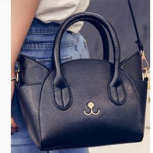 Novelty Black Cat Handheld Crossbody Cute Bag Purse